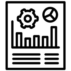 Planning vector icon illustration of Business & Economy iconset.