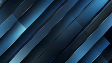 blue gradients in an abstract pattern with diagonal lines and corners on a dark background, simple shapes and lines in a minimalist style.