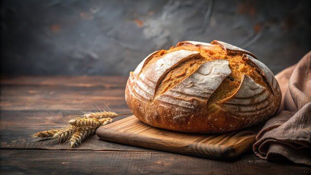 Freshly baked homemade bread , Bread, bakery, loaf, baked, homemade, artisan, crust, golden, kitchen, delicious, aroma, traditional