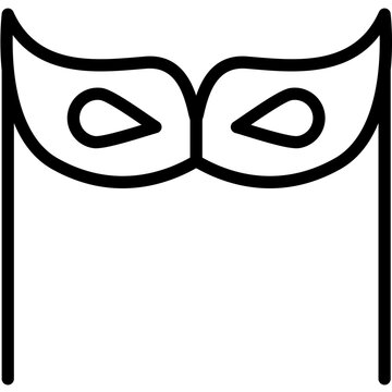 recommend clip art: Party Mask vector icon illustration of Party and Celebration iconset.