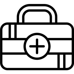 First Aid Kit vector icon illustration of Pharmacy iconset.