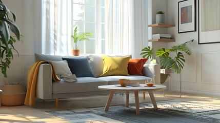 Cozy Living Room with Modern Decor