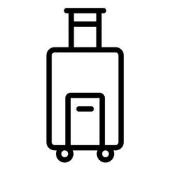 Luggage vector icon illustration of Hajj Pilgrimage iconset.
