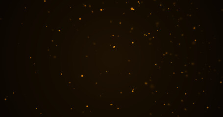 Creative colorful shiny particles realistic atmospheric dust flow air. Natural organic dust embers floating air. Dust flowed room flying glittering mist steam vfx asset and shimmering glowing grain.