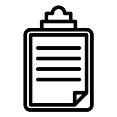 Clipboard vector icon illustration of Rugby iconset.