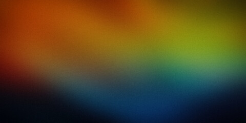 Vibrant gradient background blending warm orange, green, and cool blue tones. Ideal for web design, digital art, and projects needing a dynamic, colorful backdrop