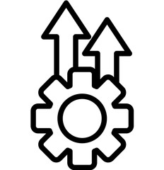 Enhancement vector icon illustration of Business Analytics iconset.