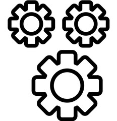 Automation vector icon illustration of Business Analytics iconset.