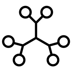 Network Robustness vector icon illustration of Networking iconset.