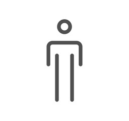 Gender related icon outline and linear vector.	
