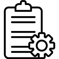 Configuration Management vector icon illustration of Quality Assurance iconset.
