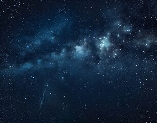 Fototapeta premium Night Sky with Starry Galaxy Background