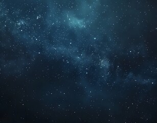 Naklejka premium Twinkling Stars In Deep Space Night Sky