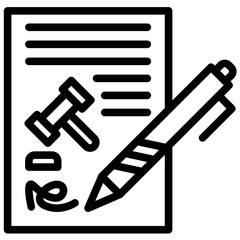 Legalization vector icon illustration of Law & Legislation iconset.