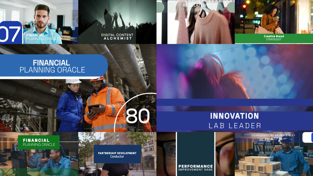 Business Boost | 10 Motion Titles with Control Panels