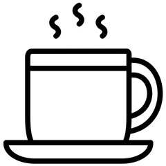 Hot Drink vector icon illustration of Street Food iconset.