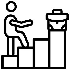 Career vector icon illustration of Gig Economy iconset.