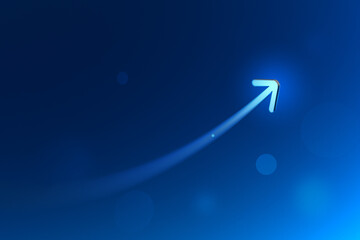 Success growth arrow business progress finance investment graph profit increase financial chart stock up on 3d money target background or improvement strategy diagram market trend goal achievement.