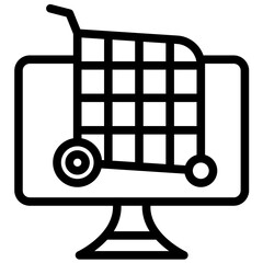 Ecommerce vector icon illustration of Fashion Ecommerce iconset.