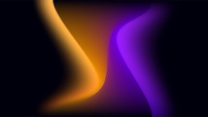 ABSTRACT DARK BACKGROUND ELEGANT GRADIENT MESH PURPLE ORANGE SMOOTH COLOR DESIGN VECTOR TEMPLATE GOOD FOR MODERN WEBSITE, WALLPAPER, COVER DESIGN 