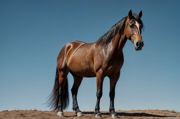 Obraz premium horse in the field