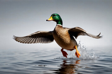 Obraz premium duck on the water