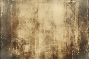 Obraz premium Old worn scratched photograph texture sepia tones faded details, and distressed edges.