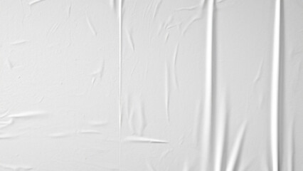 Folded White Poster Paper Texture