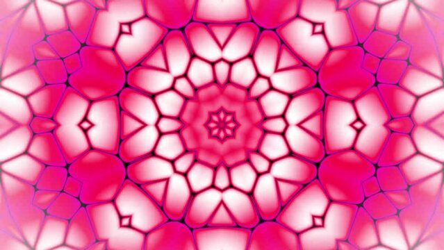 glowing kaleidoscope abstract line geometric background