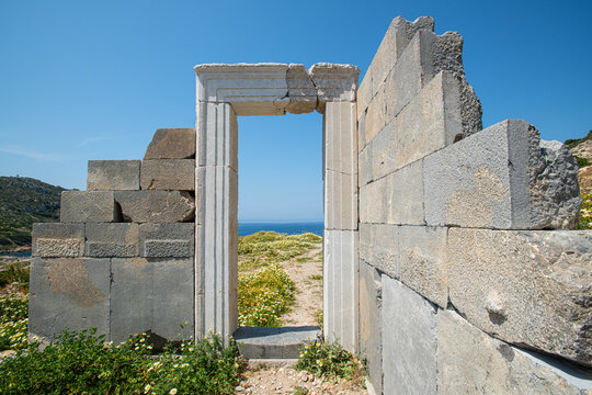 Knidos Ancient City in Datca Peninsula.
Column ruins of Knidos Ancient City in Dat&ccedil;a (Datca), Muğla, Turkey.
Beautiful Bay near Knidos Ancient City in Datca Peninsula.