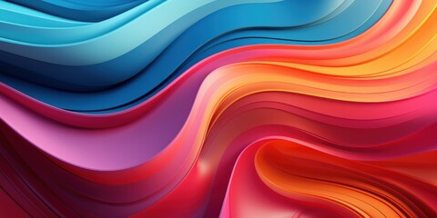Abstract Colorful Swirls