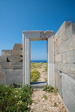 Knidos Ancient City in Datca Peninsula.
Column ruins of Knidos Ancient City in Dat&ccedil;a (Datca), Muğla, Turkey.
Beautiful Bay near Knidos Ancient City in Datca Peninsula.