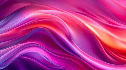 Abstract fluorescent fantasy background flowing in pink and purple colors