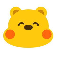 Bear, baby bear, cute illustration of bear, cute animal, cute character, cartoon illustration, bear, head, face, animal