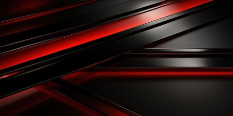 Abstract Red and Black Stripes