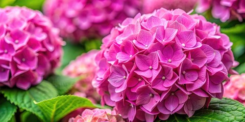Obraz premium close up of pink hydrangea