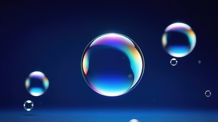 abstract background with bubbles