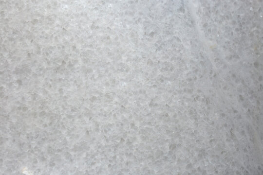 Blank white marble texture backdrop, structure close up