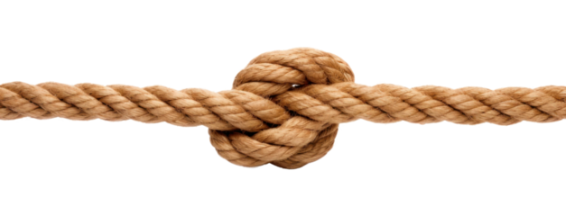 PNG Tightly knotted brown rope