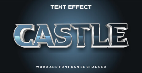 Castle editable text effect