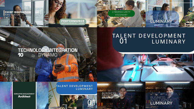 Corporate Navigator | 10 Motion Titles with Control Panels