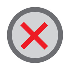 cross Vector Flat Icon Design