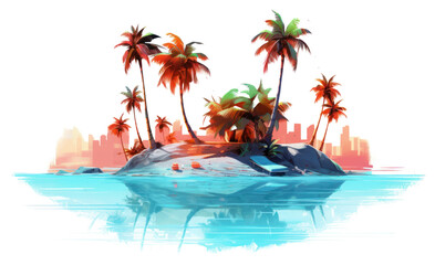 PNG Summer 2D outdoors drawing nature.