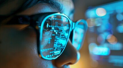 Developer coding innovative e-commerce platform using AI and big data