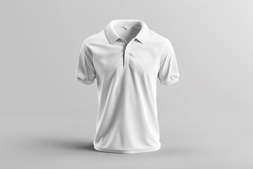 polo shirt mockup with simple background generated by AI 