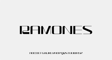 MODERN FUTURISTIC ELEGANT LUXURY FONT TYPE TYPEFACE