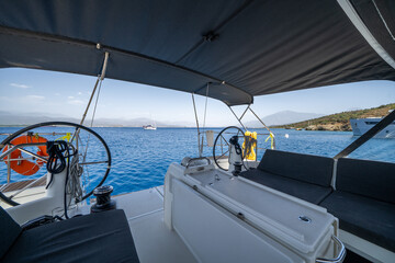 Obraz premium boat interior