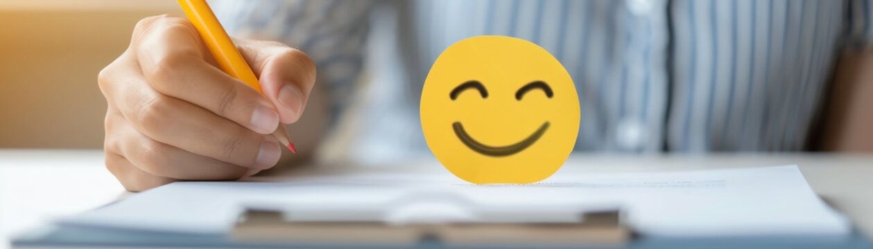 Closeup of gathering customer feedback, Customer Feedback, Collection