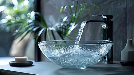 Elegant tap for enhancing the appearance of water