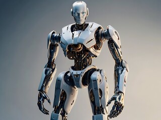 robot figure made in the form of a human